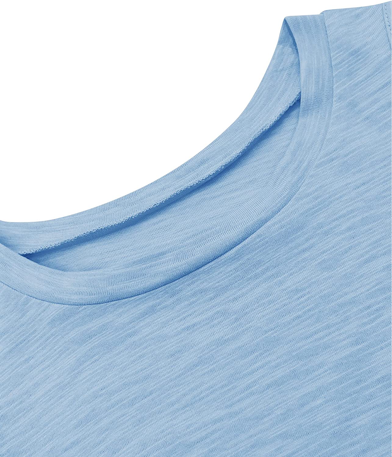 Bingerlily Women's Light Blue Flowy Tank Top