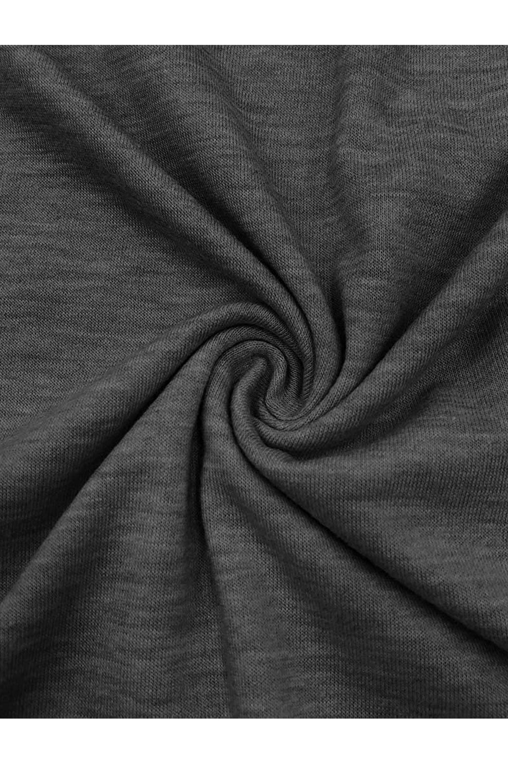 Bingerlily Charcoal Crew Neck Short Sleeve T Shirt with Lace